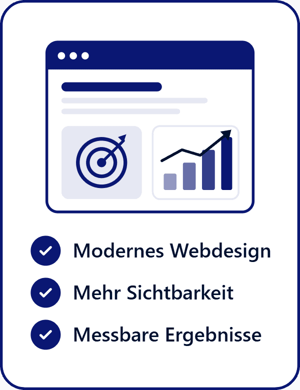 Gutim-Vorteile: Modernes Webdesign, Mehr Sichtbarkeit, Messbare Ergebnisse (mobil)